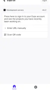 Expo Go screenshot