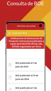 Extranjería App screenshot