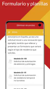 Extranjería App screenshot