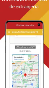 Extranjería App screenshot