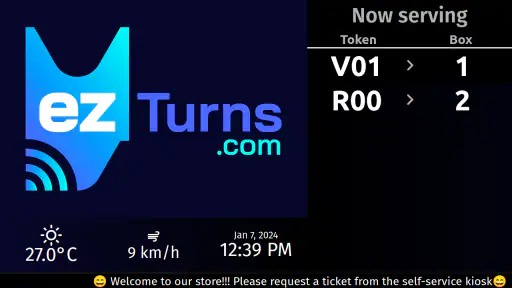 ezTurns Turnero en Pantalla screenshot