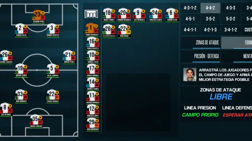 F11 Football Manager screenshot