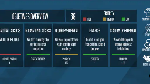 F11 Football Manager screenshot