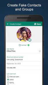 Fake Chat ChatsMock Text Prank screenshot