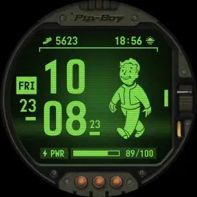 Fallout Pip-Boy SE Watch Face screenshot