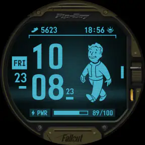 Fallout Pip-Boy SE Watch Face screenshot