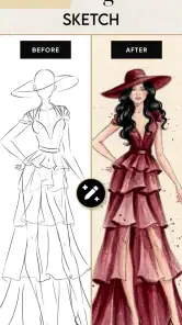 Fashion Design Clothes: Sketch screenshot