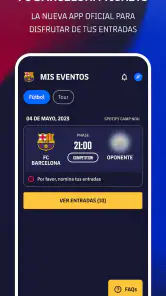 FC Barcelona Tickets screenshot
