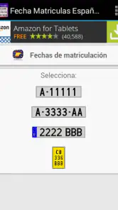 Fecha de Matriculación España screenshot
