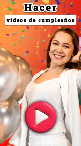 feliz cumpleaños video screenshot