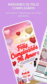 Feliz cumpleaños y buenos días screenshot