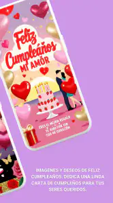 Feliz cumpleaños y buenos días screenshot