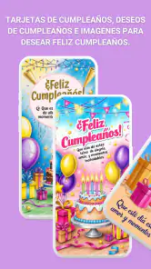 Feliz cumpleaños y buenos días screenshot