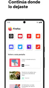 Firefox: navegador web privado screenshot