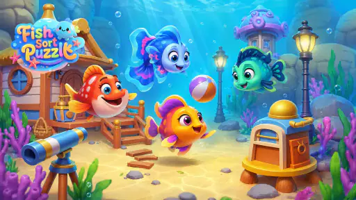 Fish Sort Puzzle: Rompecabezas screenshot
