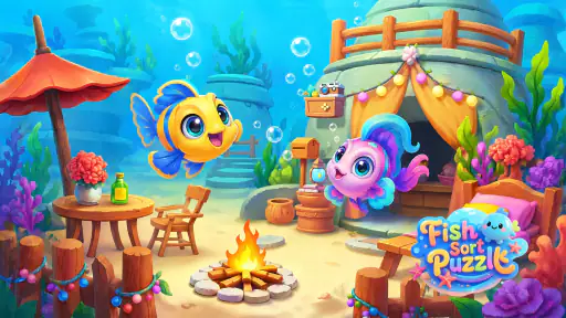 Fish Sort Puzzle: Rompecabezas screenshot