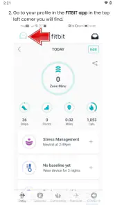 Fitbit Versa 2 App Guide screenshot