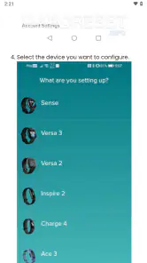 Fitbit Versa 2 App Guide screenshot