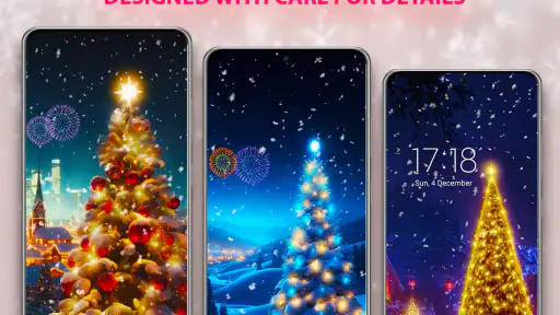 Fondo animado árbol de navidad screenshot