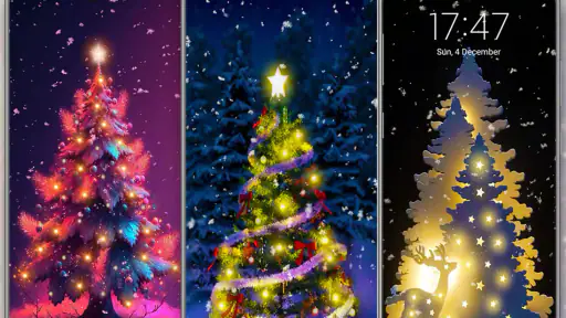 Fondo animado árbol de navidad screenshot