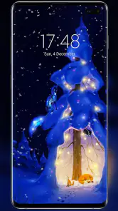 Fondo animado árbol de navidad screenshot