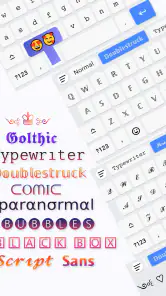 Fonts Aa - Teclado de fuente screenshot
