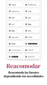 Fonts Aa - Teclado de fuente screenshot