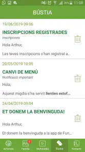 Fundesplai Inscripciones screenshot