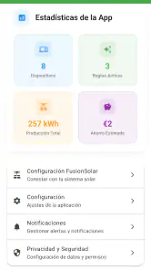 Fusion Solar Automatics screenshot