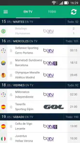 Futbol en TV screenshot