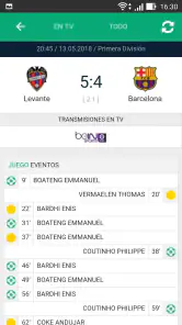 Futbol en TV screenshot