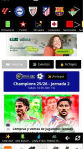 Fútbol Fantasy screenshot