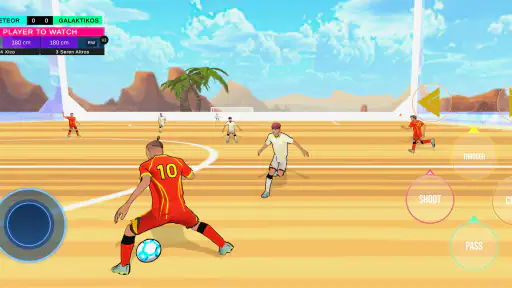 Galaxy Soccer : 3v3 Battle screenshot