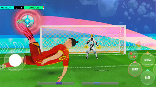 Galaxy Soccer : 3v3 Battle screenshot