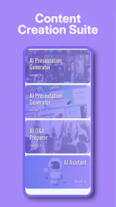 Gamma AI app screenshot