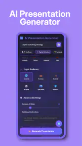 Gamma AI app screenshot