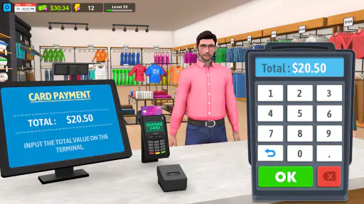 Garments Shop - Simulator Game screenshot