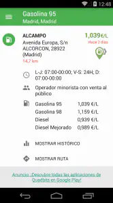 Gasolina y Diesel España screenshot