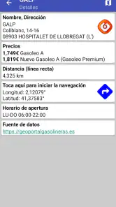 Gasolineras España screenshot
