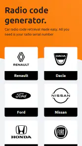 Generador Código Radio screenshot