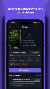 Generador Historias IA screenshot