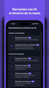 Generador Historias IA screenshot