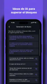 Generador Historias IA screenshot