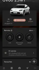 Genesis connected Services screenshot