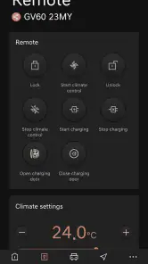Genesis connected Services screenshot