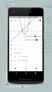 GeoGebra Calculadora Gráfica screenshot