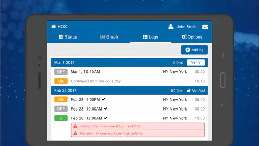 Geotab Drive screenshot