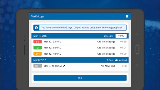 Geotab Drive screenshot