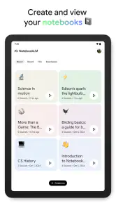 Google NotebookLM screenshot