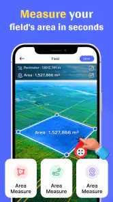 GPS Distance Land Area Measure screenshot